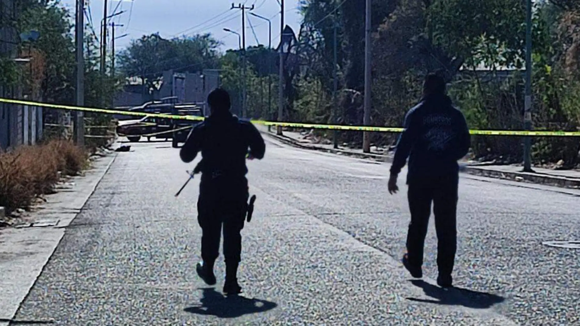 policía de Tehuacán en actividad 